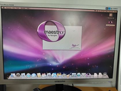 Apogee-Ensemble + Macbook + Control App